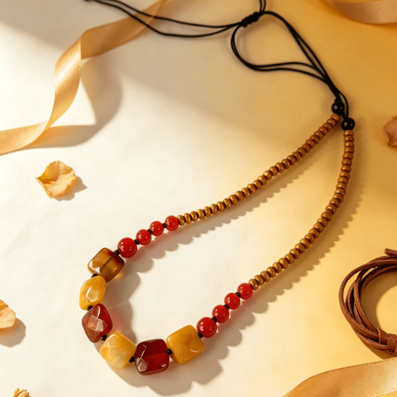 Women's Ethnic Style Clavicle Chain Neck Concealer Necklace